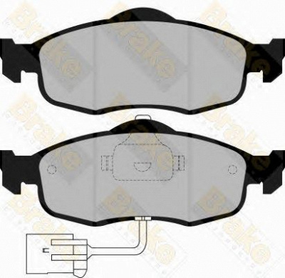 BRAKE ENGINEERING pa730 -  Комплект тормозных колодок, дисковый тормоз